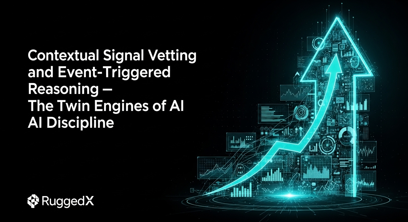 Contextual Signal Vetting and Event-Triggered Reasoning — The Twin Engines of AI Discipline